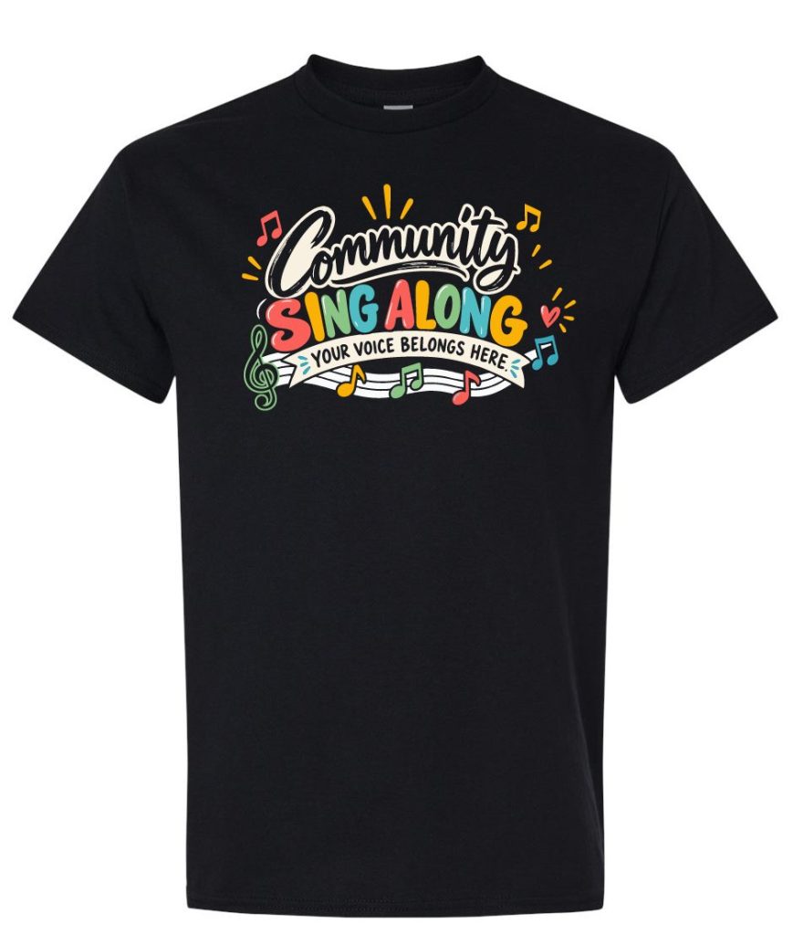 community sing 1 REV1 TEE SHIRT